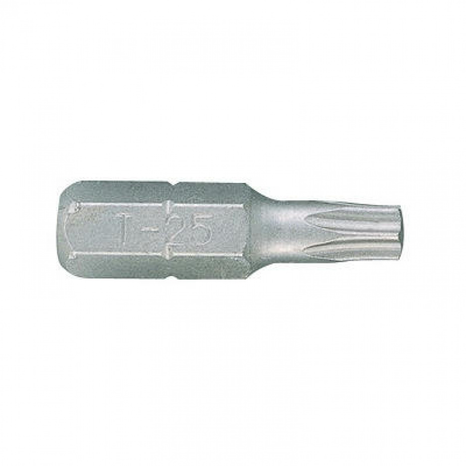 Вставка (бита) торцевая 1/4", Torx, T27, L = 25, с отверстием KING TONY 102527U