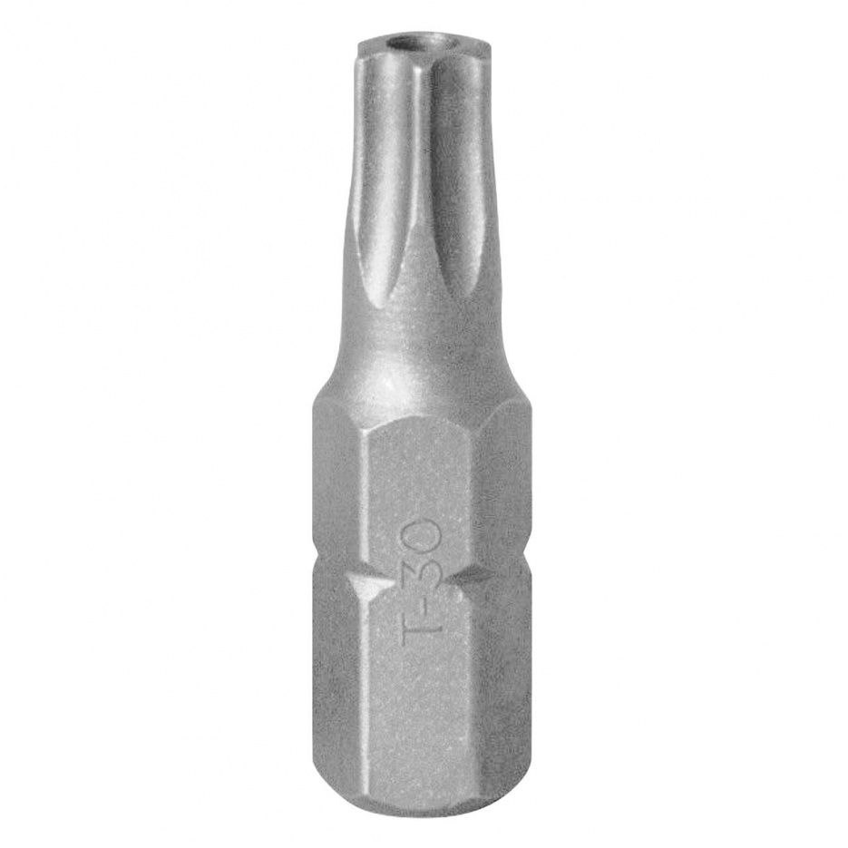 Вставка (бита) торцевая 1/4", Torx, T30, L = 25, с отверстием KING TONY 102530U