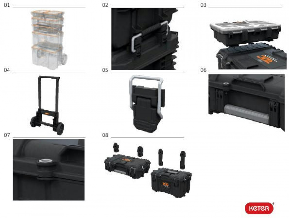 Модульная система Roc Pro Gear System Gen 2.0 KETER 17212618